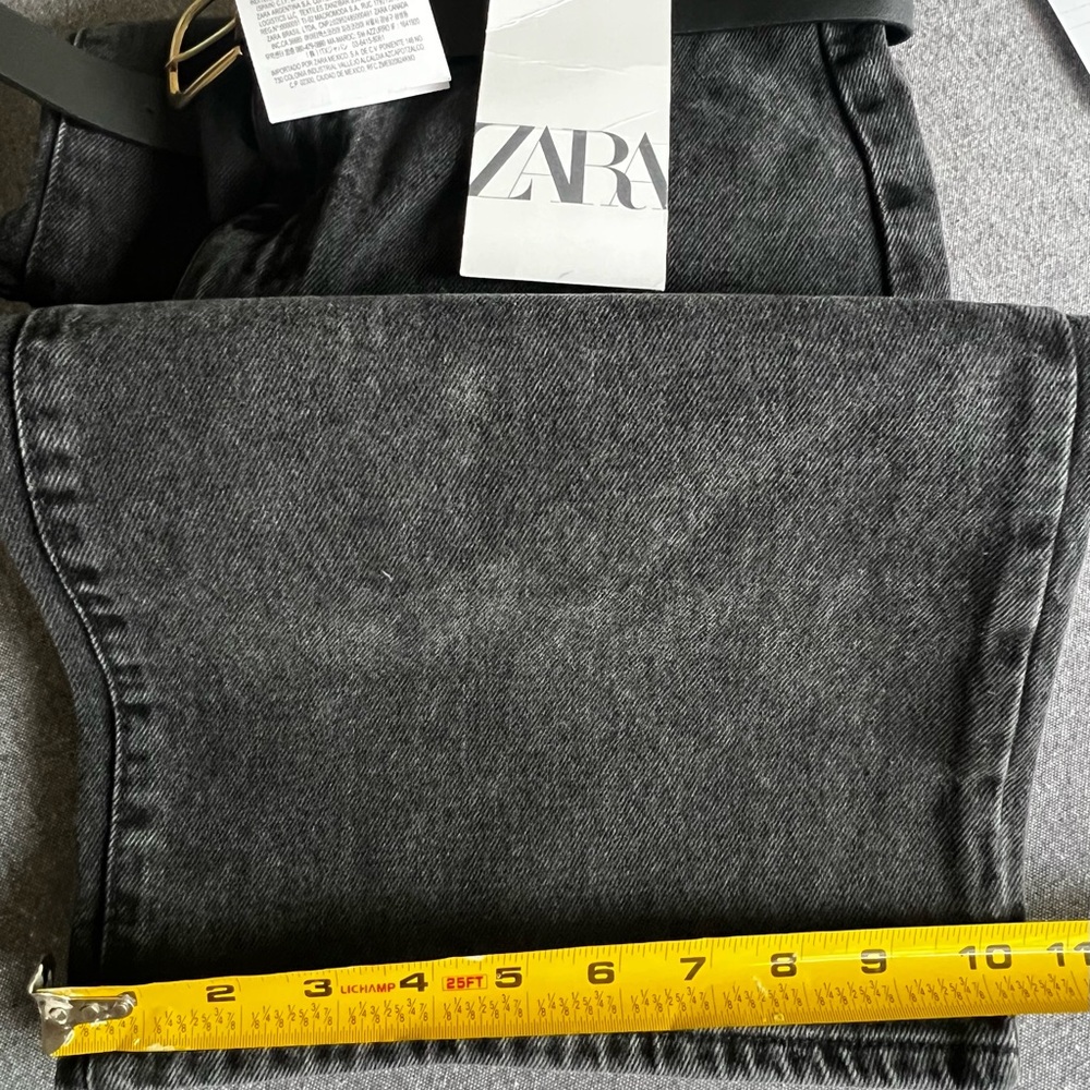 Zara Women Black Jeans, SIZE 6, NEW WITH TAGS - Picture 6 of 6